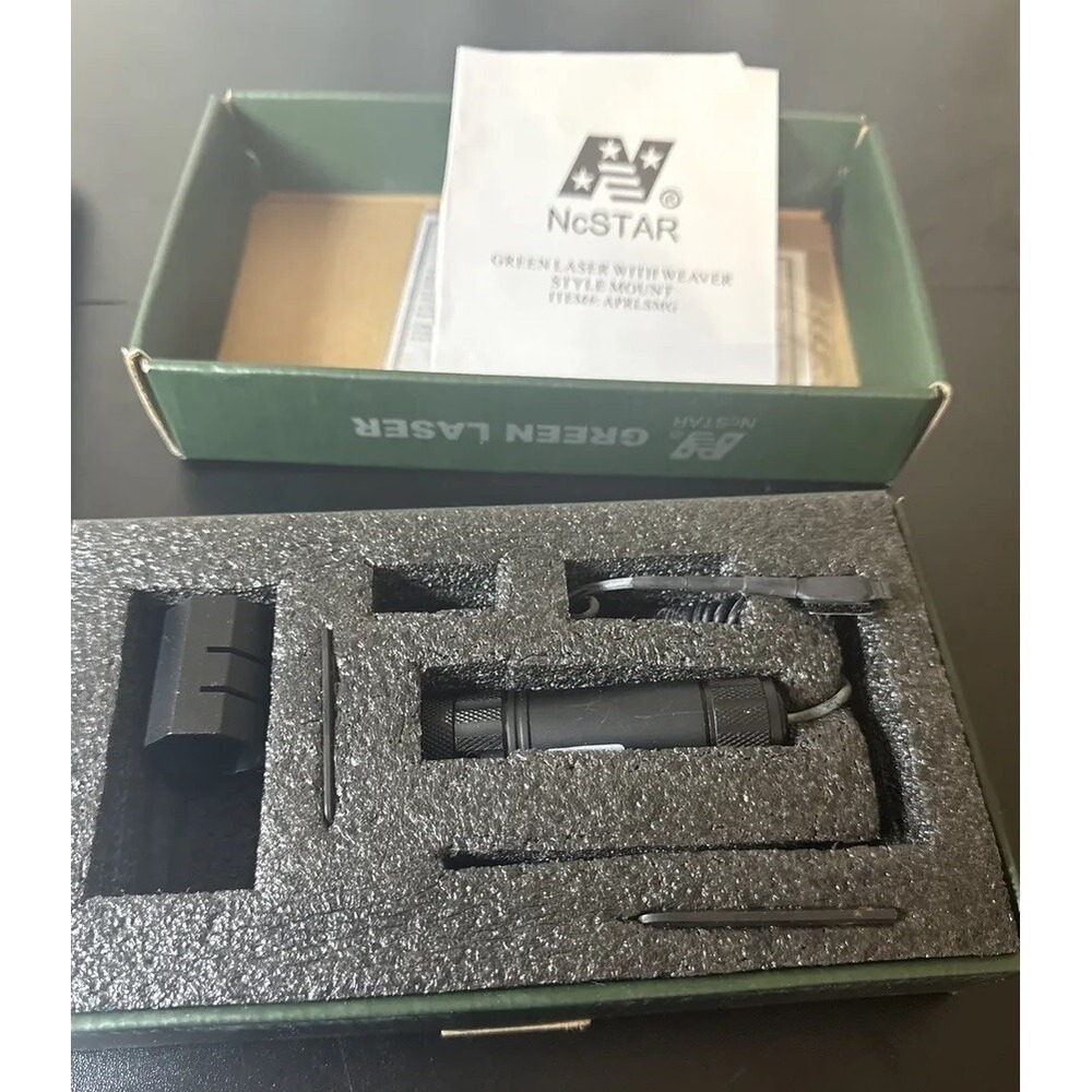 VISM Rifle Compact Green Laser w/ Pressure Switch Rifle Tactical Laser BLK~